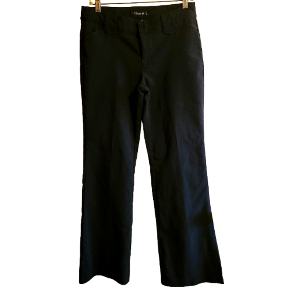 Goddess Collection Women's Black Flared Dress Pants Size 7